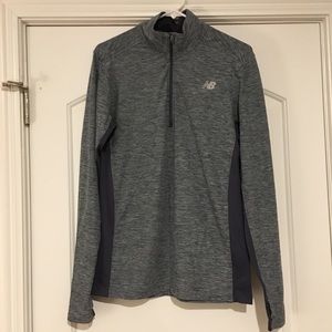 New Balance Three Quarter Zip Top